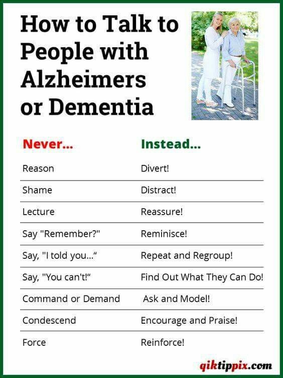 How To Talk To People With Dementia DementiaTalkClub